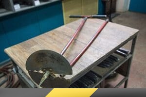 Бур садовый ручной складной 1 м., диаметр 150/200 мм.